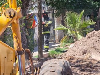 Trabajadores rompen línea de gas y ocasionan una fuga en el Palomar