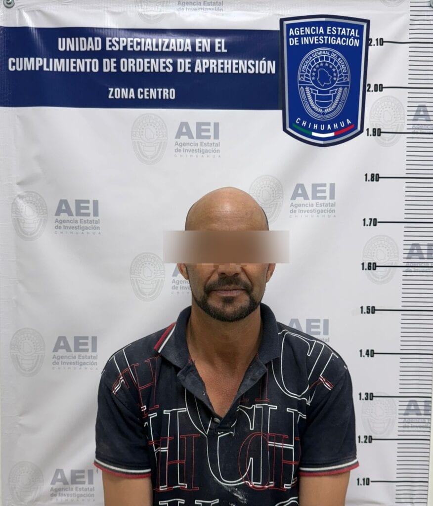 Detiene AEI en Chihuahua a hombre por delitos de género cometidos en Nuevo Casas Grandes