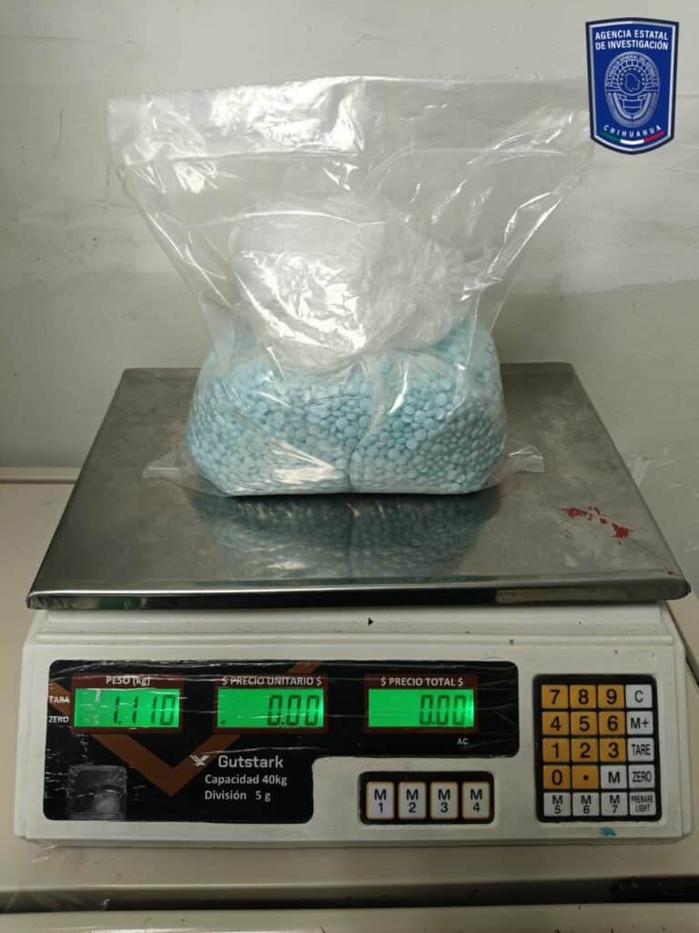 Tras denuncia anónima, asegura AEI más de un kilo de pastillas de fentanilo