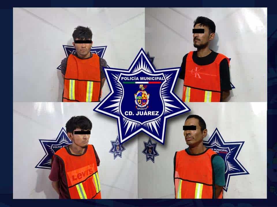 Detienen a cuatro que contaban con orden de aprehensión