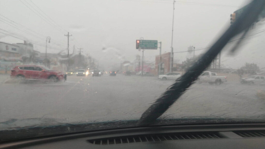 Reporte de incidencias por lluvias en las últimas horas en la entidad