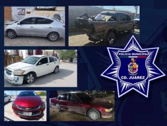 Recupera Policía Municipal 5 vehículos robados