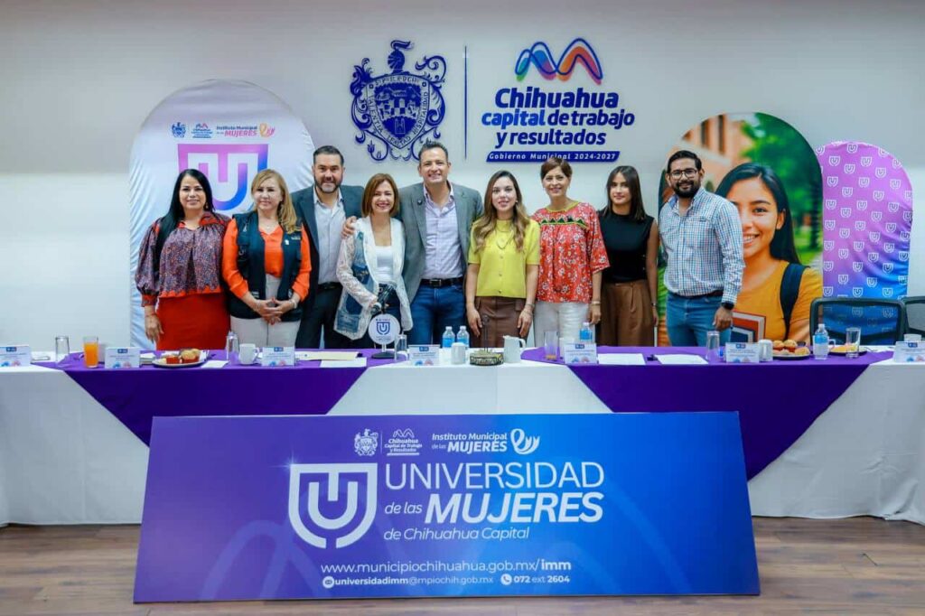 Presenta alcalde Bonilla la Universidad de las Mujeres de Chihuahua Capital