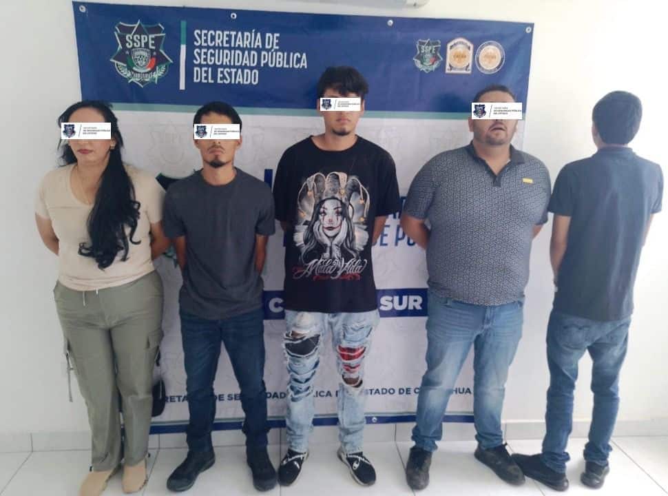 Detienen a 5 tras intento de irrupción en una casa de Parral; aseguran un arma