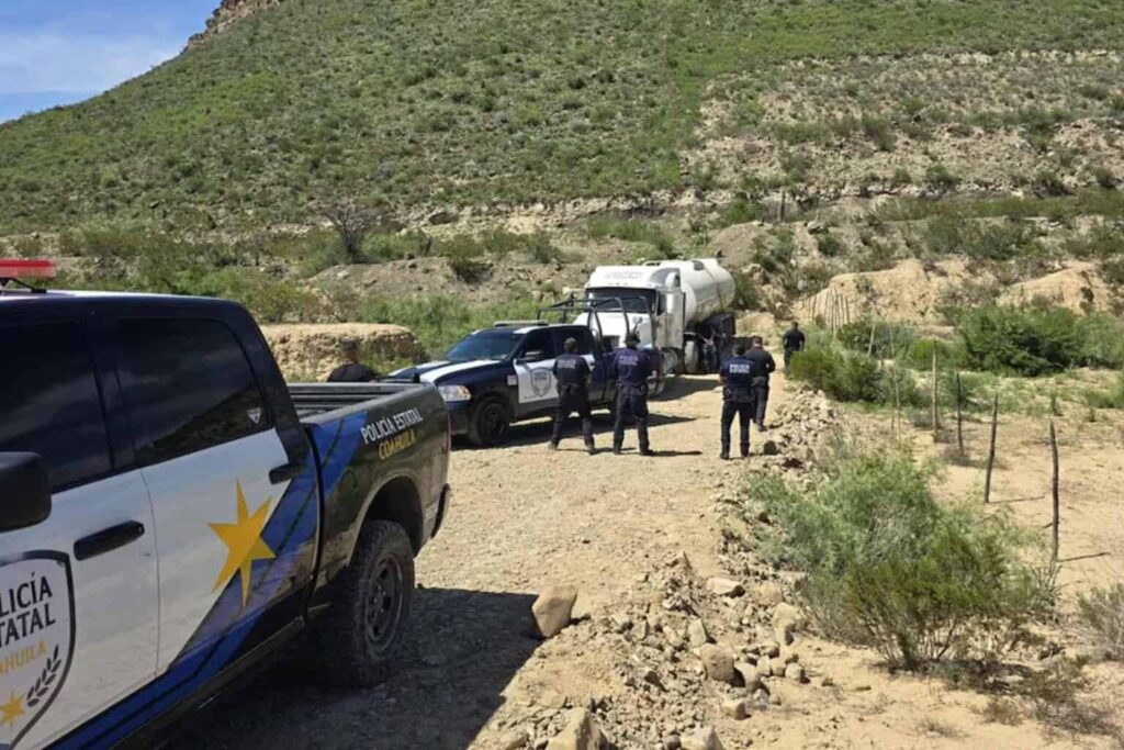 Detienen a 5 en Coahuila por robo de hidrocarburo; aseguran 44 mil litros de ‘huachicol’