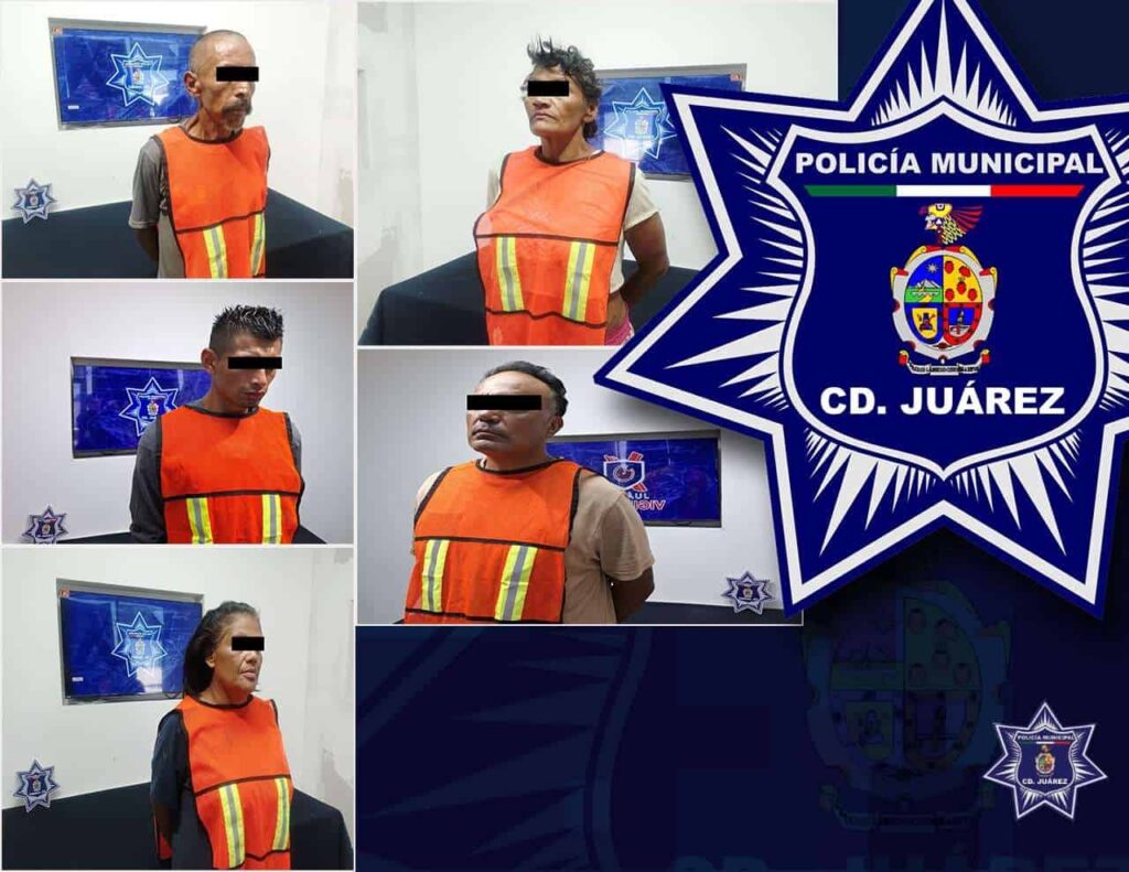 Detienen a cinco prófugos de la justicia
