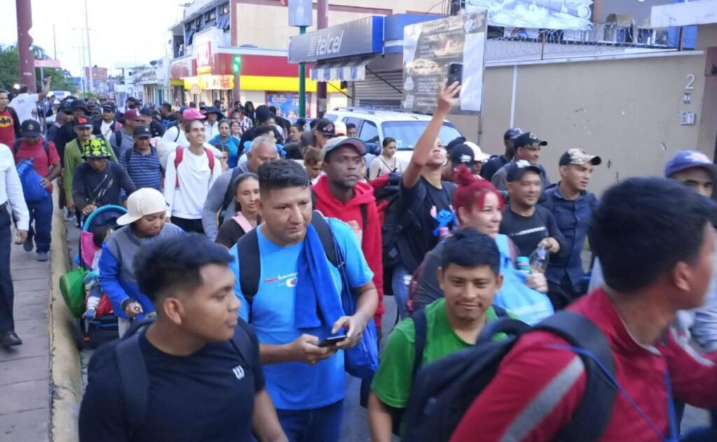 Migrantes que partieron en caravana desde Chiapas buscan llegar a Canadá y Alemania