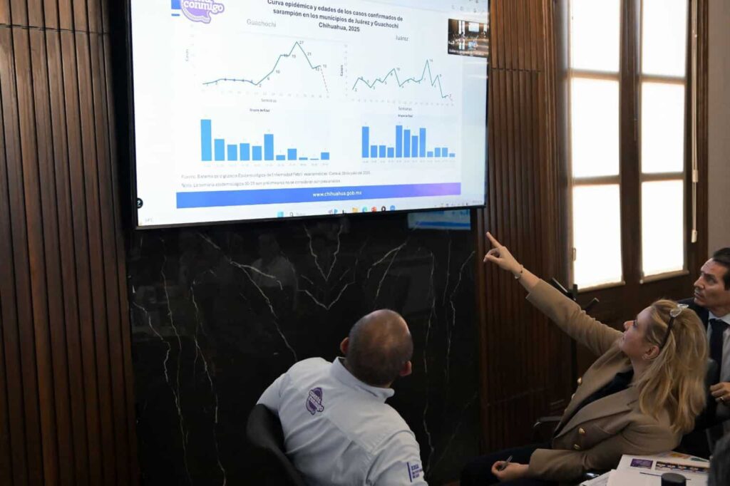 Revisa gabinete avance de estrategia contra el sarampión
