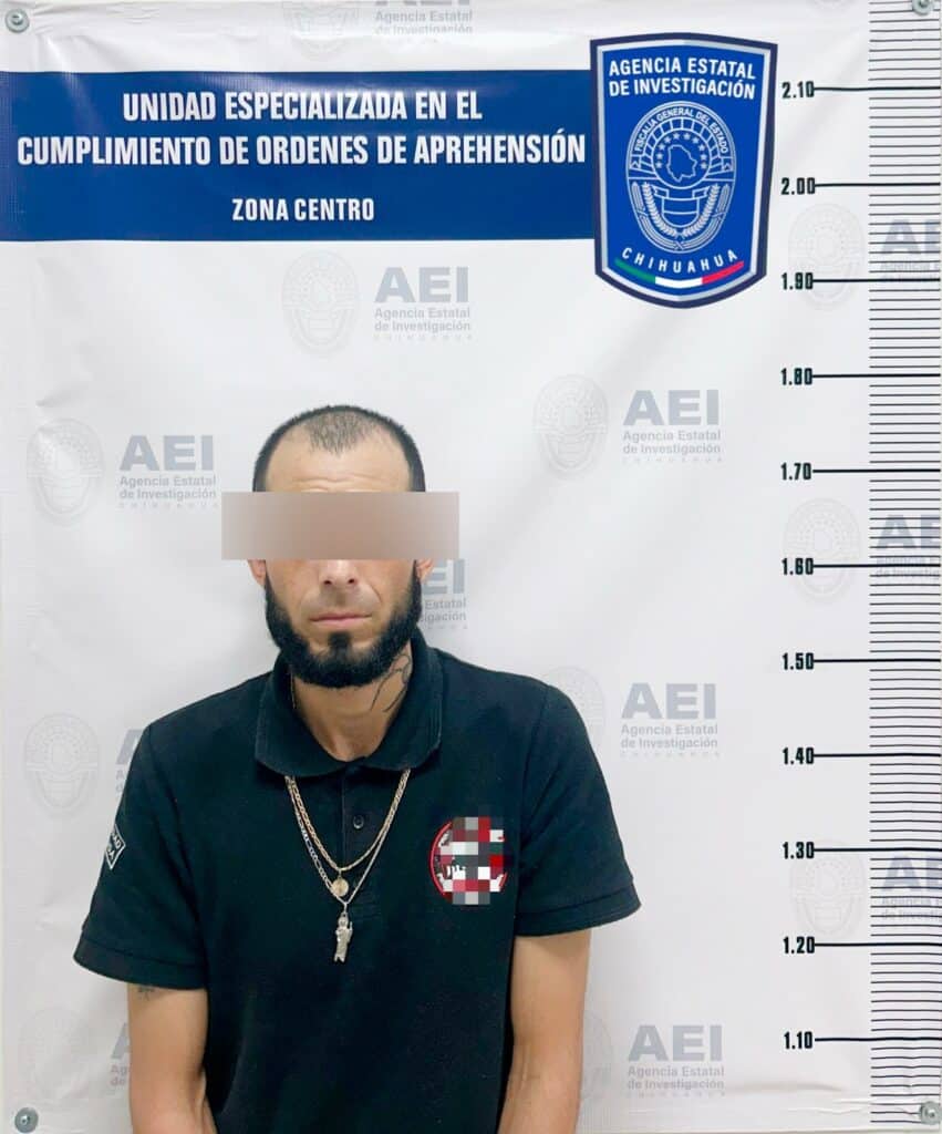 Detiene AEI a masculino acusado de ejercer violencia familiar
