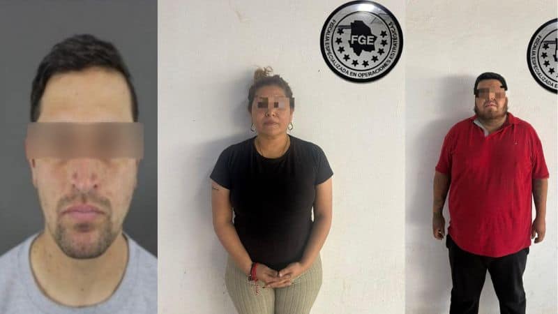 Captura Fiscalía Especializada en Operaciones Estratégicas a tres extorsionadores en la capital