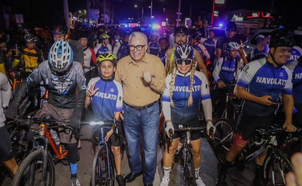 Rubén Rocha encabeza rodada y carrera por la paz y contra las adicciones
