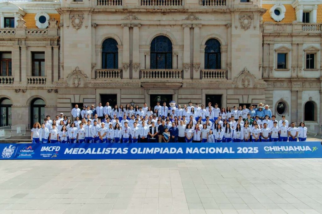 Reconoce alcalde Bonilla a deportistas chihuahuenses que participaron en la Olimpiada Nacional