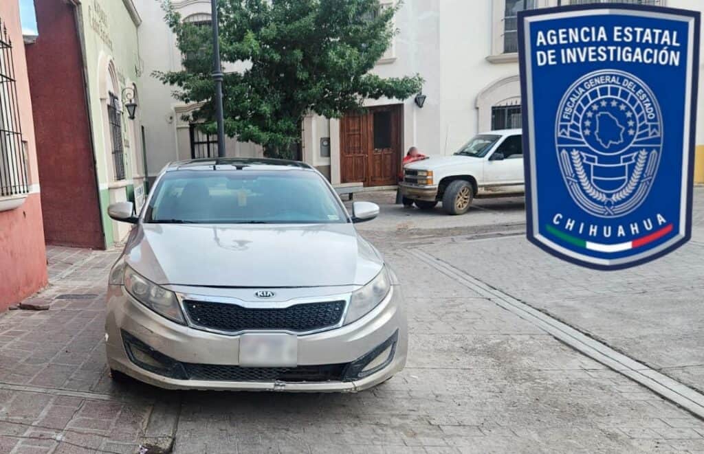 Recupera AEI automóvil robado en Santa Bárbara