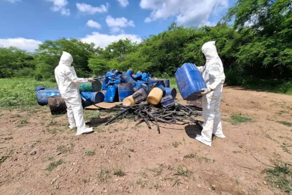 Inhabilitan siete laboratorios clandestinos en Sinaloa