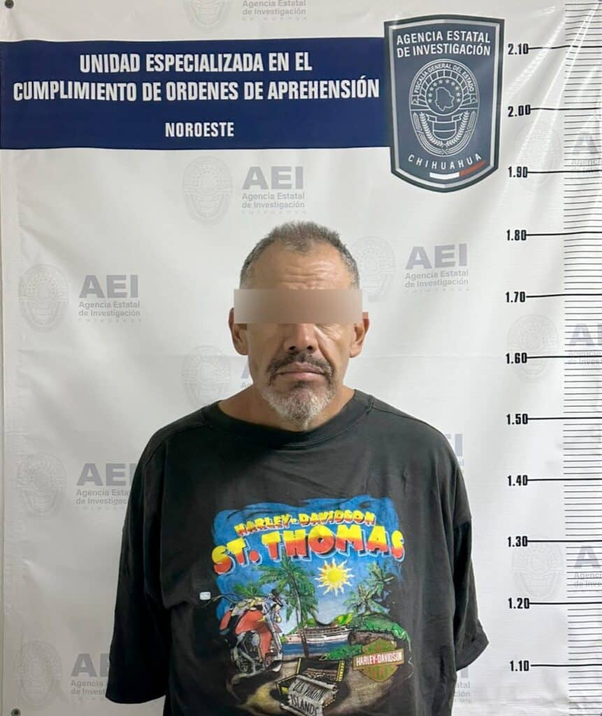 Detiene AEI a sujeto que ejerció violencia familiar contra su madre en Nuevo Casas Grandes