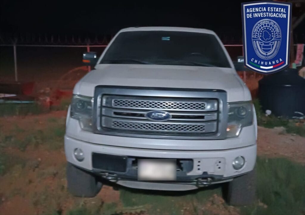 Recupera AEI en Parral pick up robada en Estados Unidos