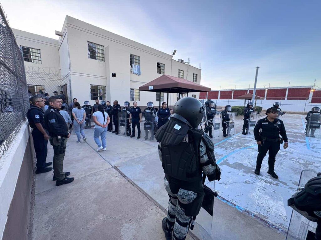 Realizan revisión simultánea en los CERESOS femeniles de Chihuahua y Ciudad Juárez