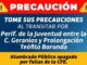 Falta de atención en el suministro de CFE afecta alumbrado público de la lateral del Periférico de la Juventud