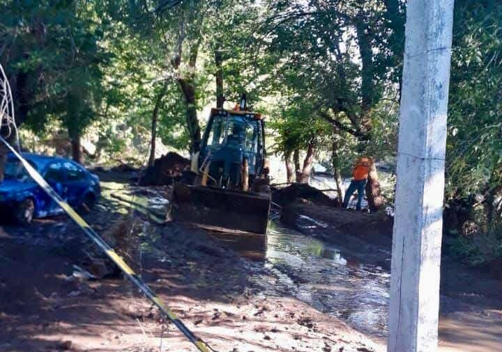 Atiende Obras Públicas incidencias por lluvias en Casas Grandes