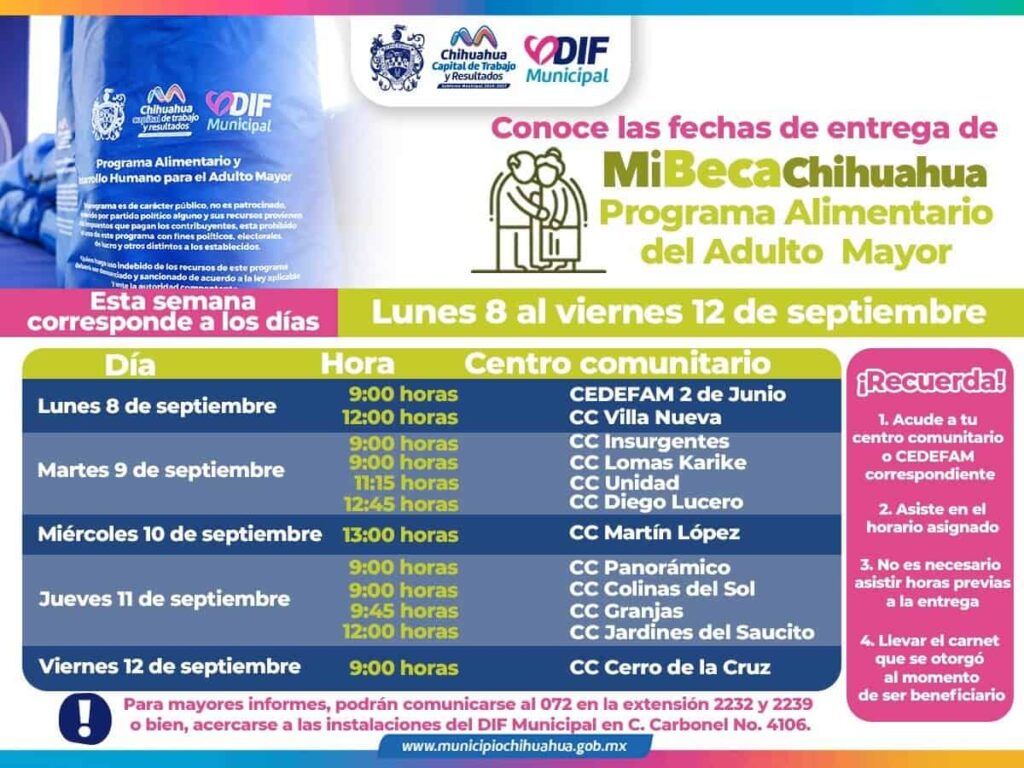 Que no se te pase! Acude por tu paquete PAAM