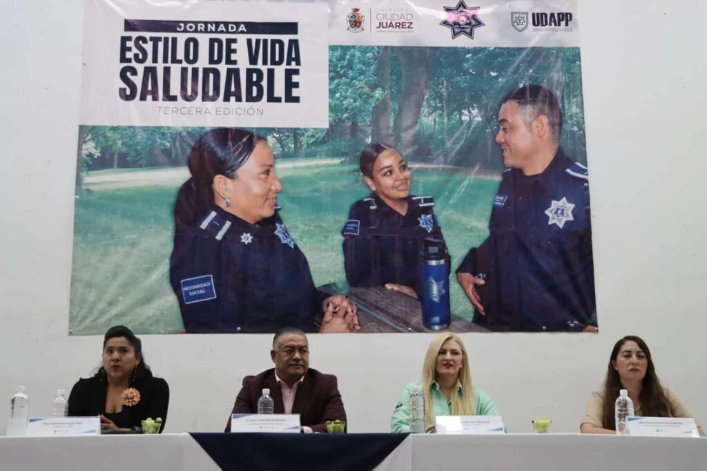 Capacita SSPM a policías en hábitos saludables