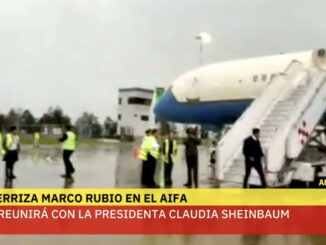 Marco Rubio llega a México; es recibido por el canciller Juan Ramón de la Fuente