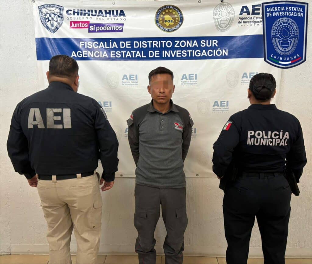 Detenido por agredir a su pareja sentimental en Parral