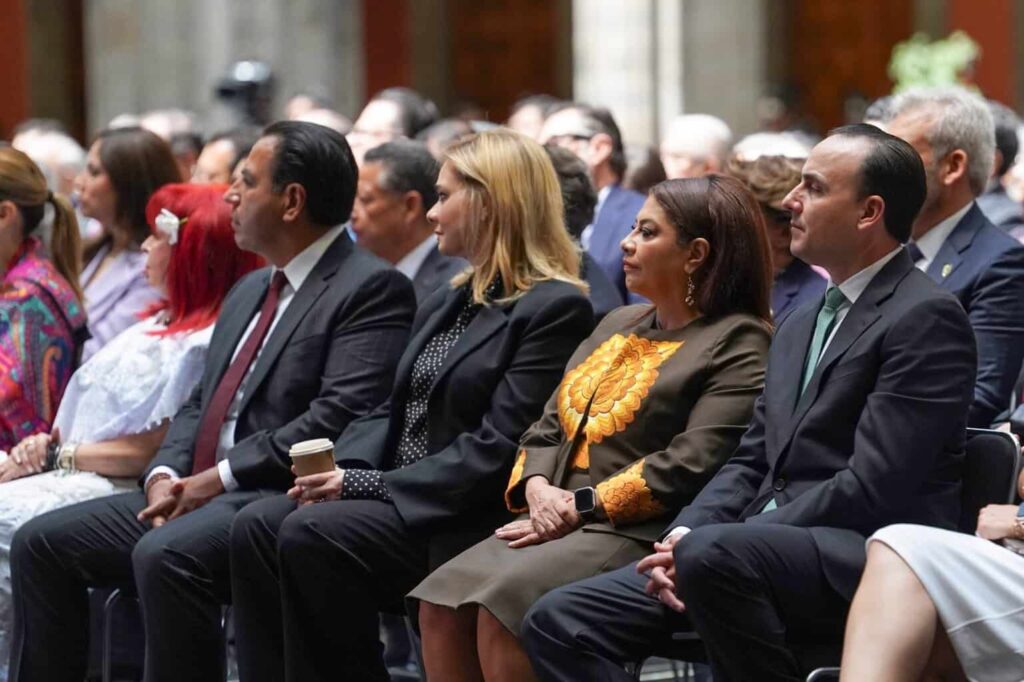 Maru Campos asiste a primer informe de gobierno de Claudia Sheinbaum