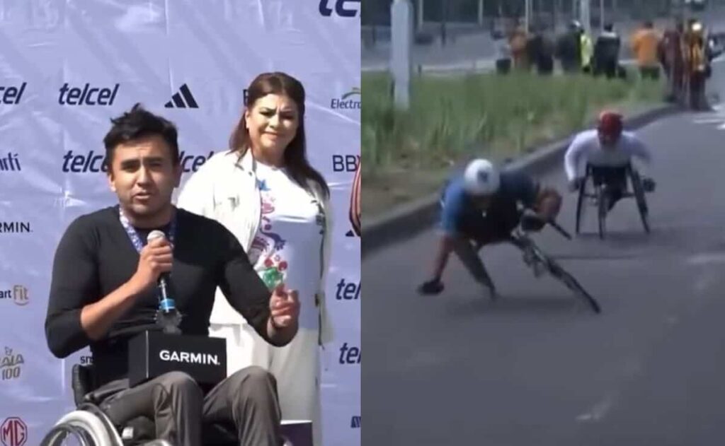 Atleta en silla de ruedas denuncia baches tras Maratón CDMX 2025