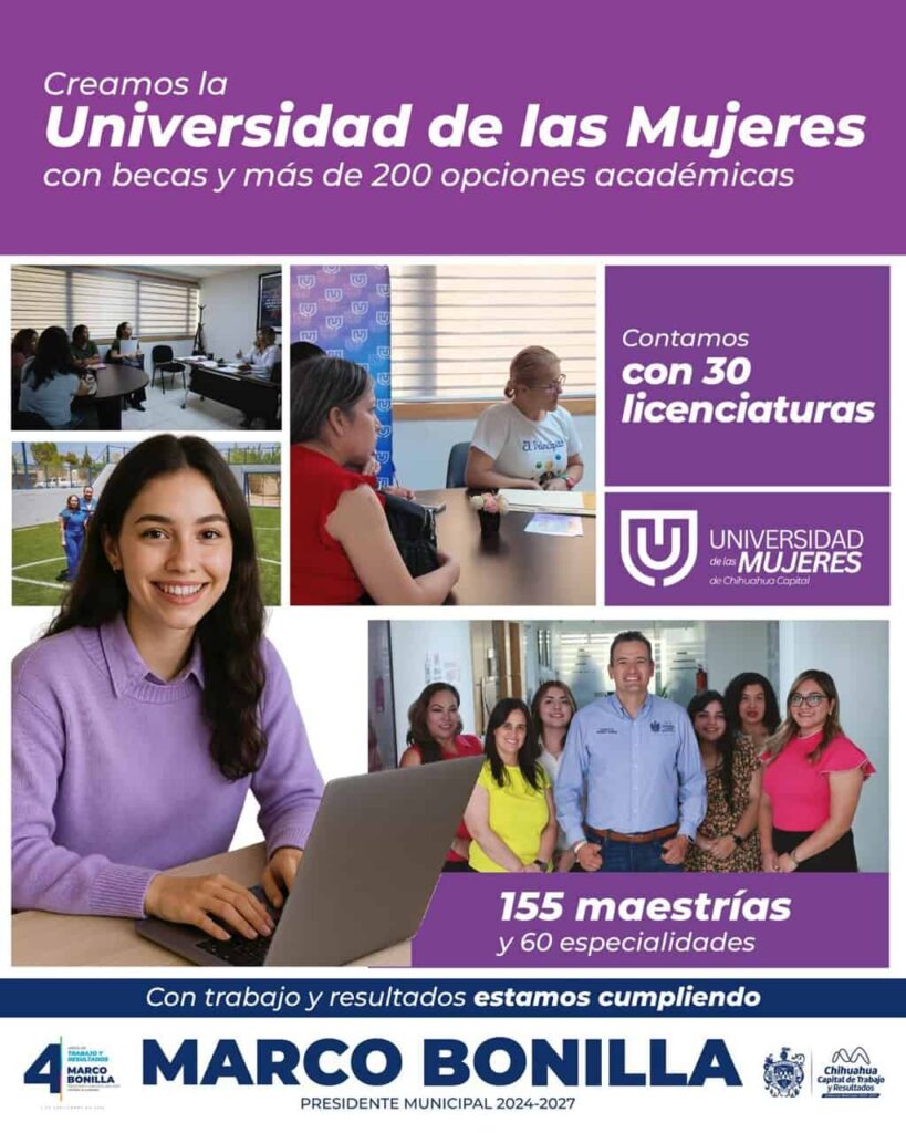 4° INFORME: Universidad de las Mujeres y Centro STEM: compromiso con la educación y el futuro de Chihuahua