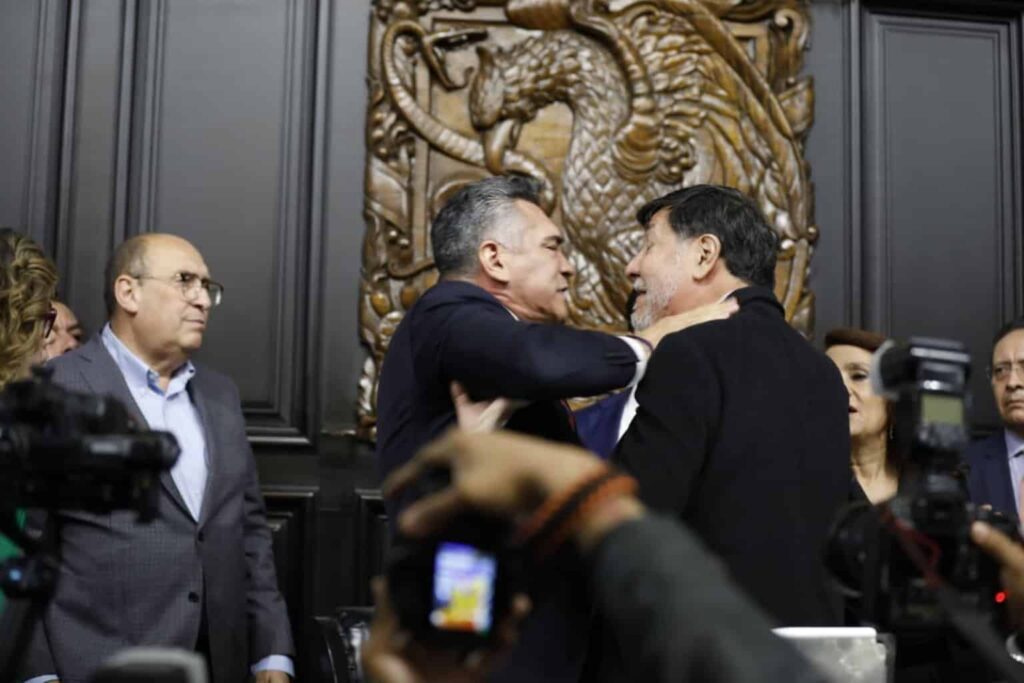 Sheinbaum sobre pelea entre Alejandro Moreno y Fernández Noroña en la Permanente