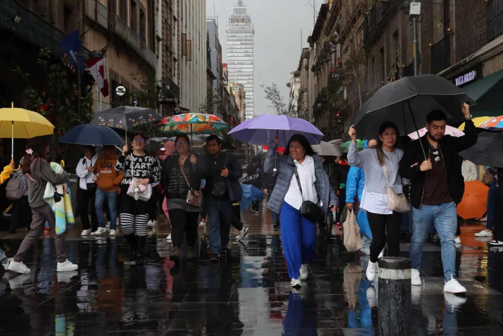 Activan Alertas Naranja y Amarilla en la CDMX por fuertes lluvias para hoy 27 de agosto