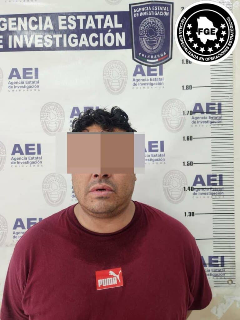 Cumplimenta AEI Norte orden de aprehensión a presunto secuestrador