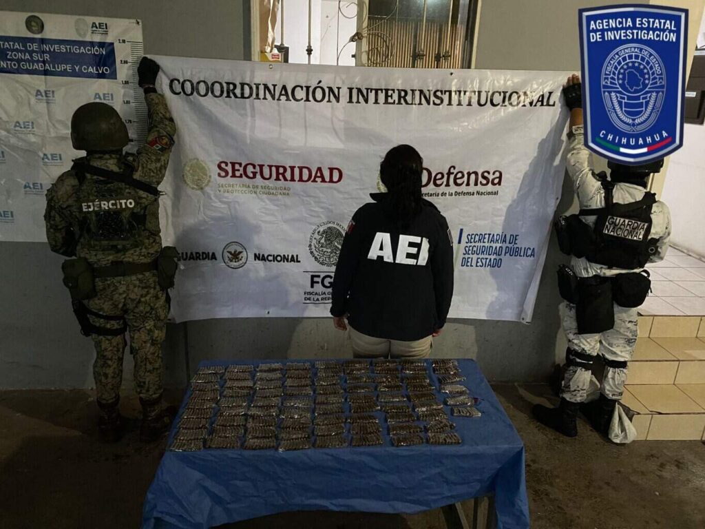 Asegura Célula BOI más de 700 cartuchos en Guadalupe y Calvo