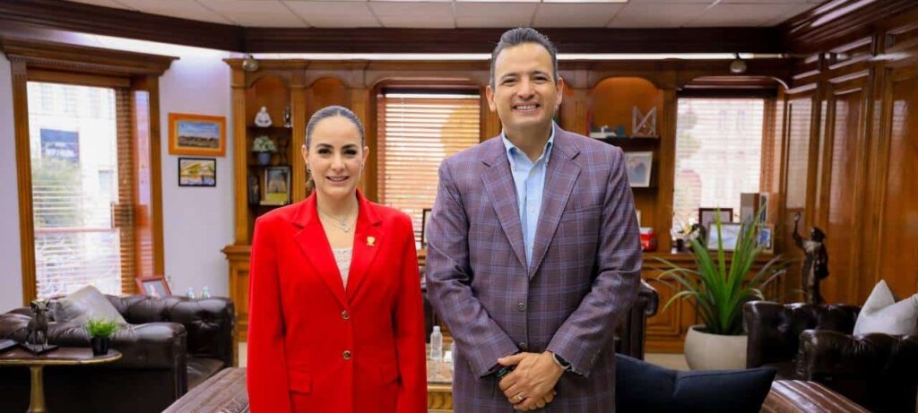 Se reúne alcalde Bonilla con Marcela Herrera, presidenta del Tribunal Superior de Justicia