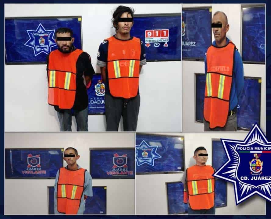 Capturan a cinco sujetos con órdenes de aprehensión vigentes