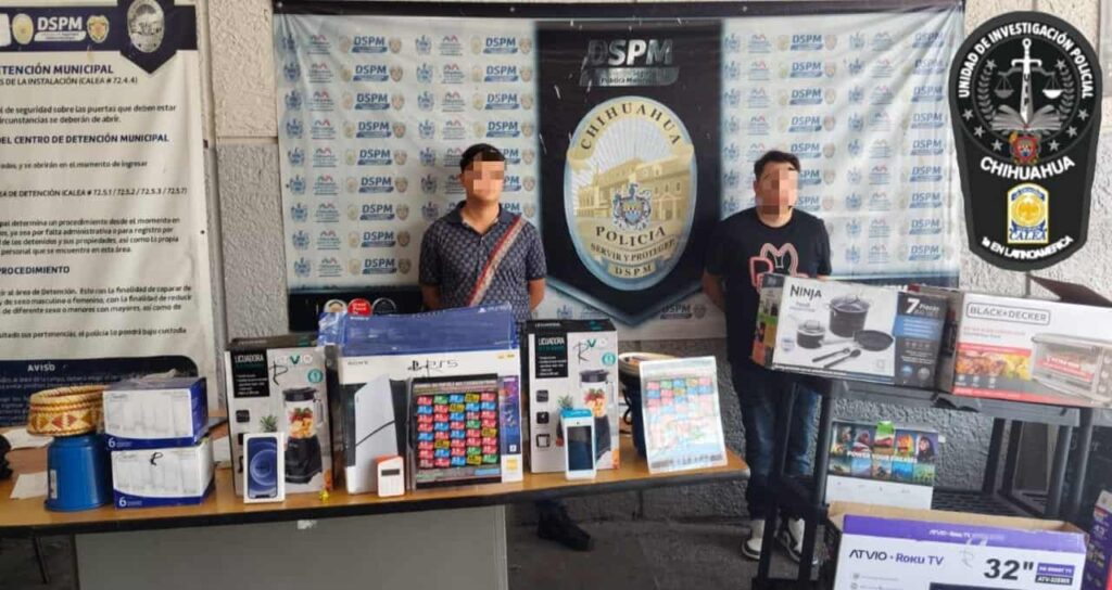 Aseguran agentes de inteligencia de la DSPM a pareja de «caniqueros» en centro comercial  H