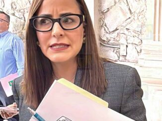 Magistrada presidenta arriba a palacio para reunión con la gobernadora 
