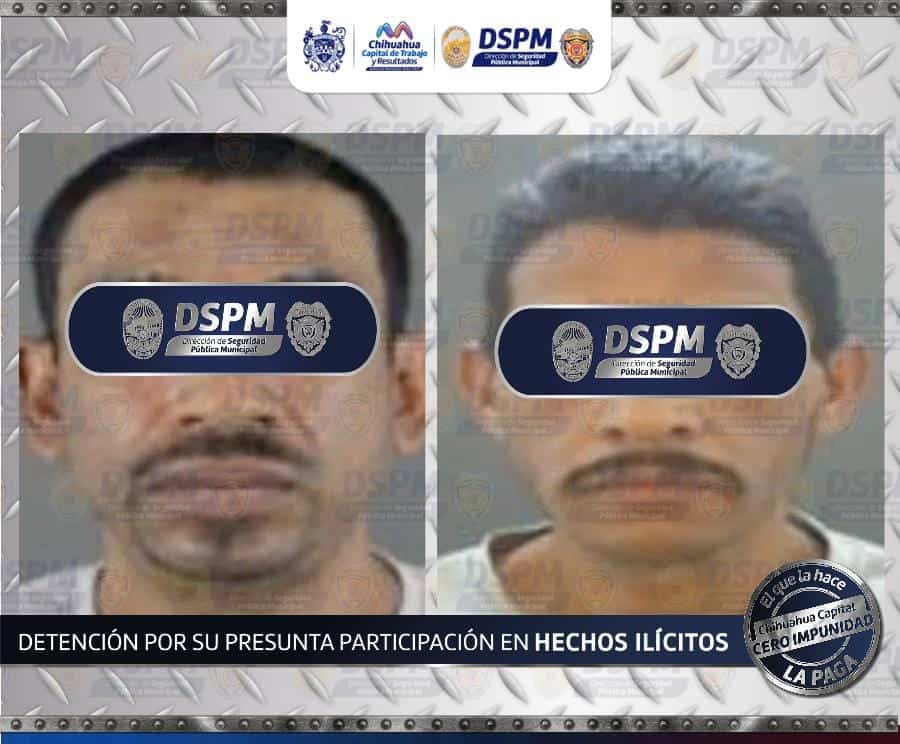 Detienen DSPM y FGE a dos con órdenes de aprehensión vigentes