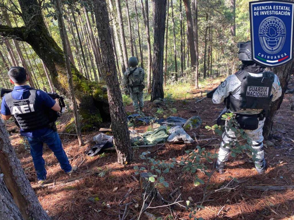 Asegura Célula BOI arma de fuego y equipo táctico en Guadalupe y Calvo