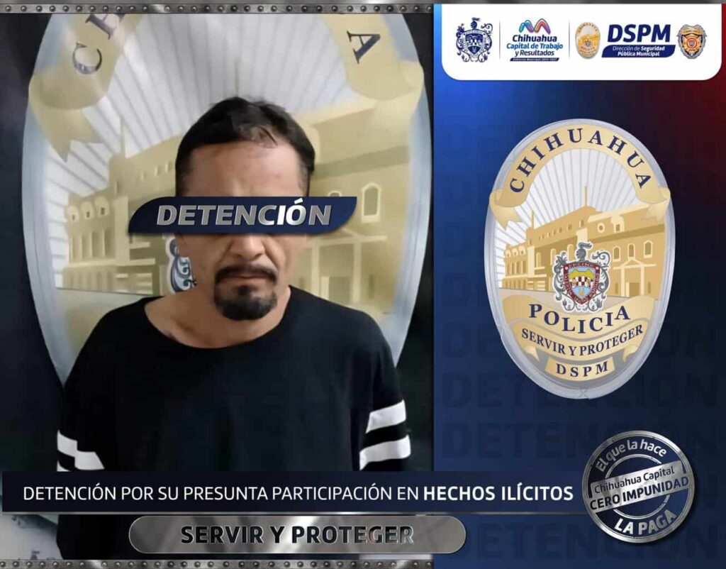 Policías municipales detienen a vendedor de drogas con 32 bolsas con cocaína