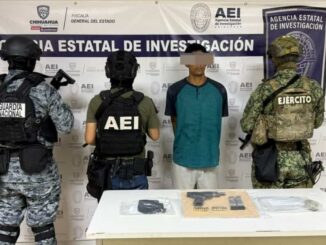 Detiene AEI a sujeto en posesión de arma de fuego y marihuana en Ciudad Juárez
