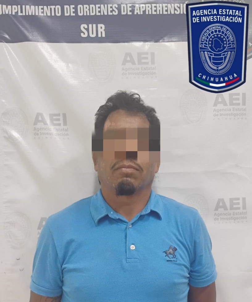Aprehenden Policías Investigadores a imputado por violencia familiar en Parral