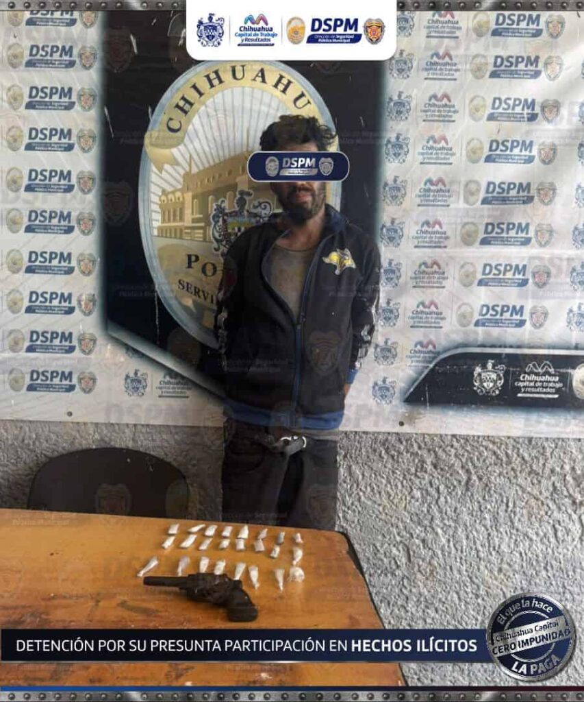 Detienen a vendedor de cristal en Riberas de Sacramento
