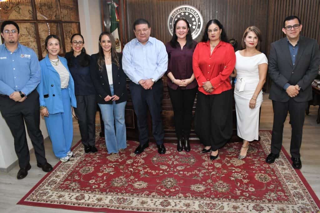 Presentan al Fiscal César Jáuregui Ruta de Atención a NNA Víctimas de la Comisión de Delito