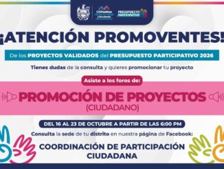 Invita Municipio a participar en los foros de promoción de proyectos del Presupuesto Participativo 2026