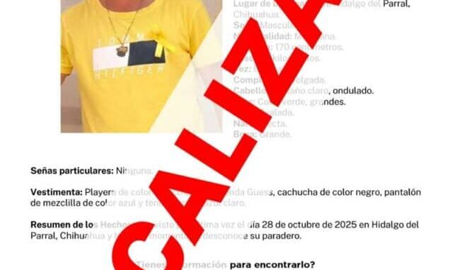 localiza-fge-a-masculino-con-reporte-de-ausencia-en-parral.jpg Localiza FGE a masculino con reporte de ausencia en Parral