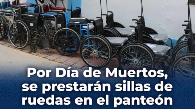 prestara-municipio-sillas-de-ruedas-a-visitantes-en-panteon-1-por-celebracion-del-dia-de-muertos.jpeg Prestará Municipio sillas de ruedas a visitantes en Panteón 1 por celebración del Día de Muertos