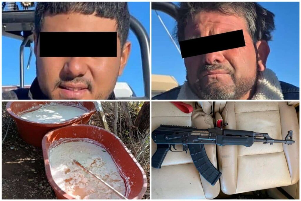 Detienen a siete e inhabilitan laboratorio clandestino en Tecate, Baja California
