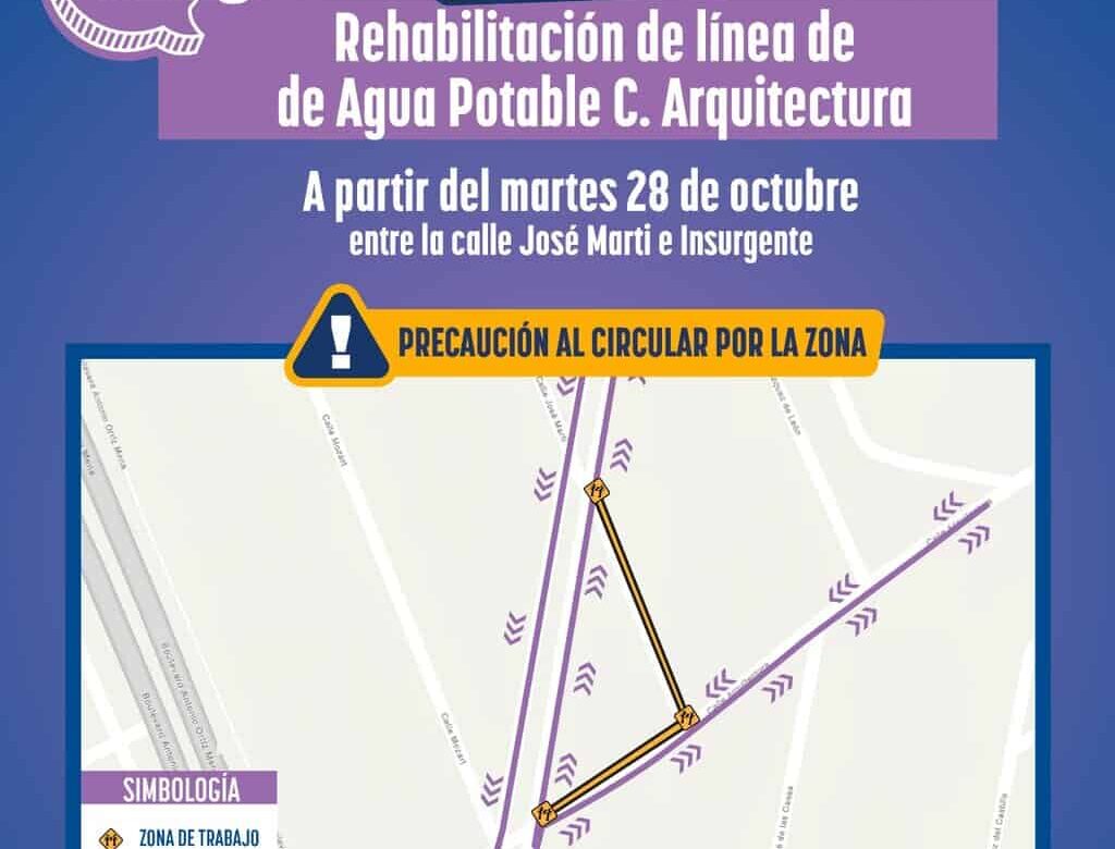 Rehabilitará JMAS Chihuahua líneas de agua potable en Leones Universidad